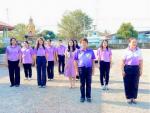 กิจกรรมเคารพธงชาติ ร้องเพลงชาติ ธงเพลงชาติสามสีร้องเพลงสดุดี